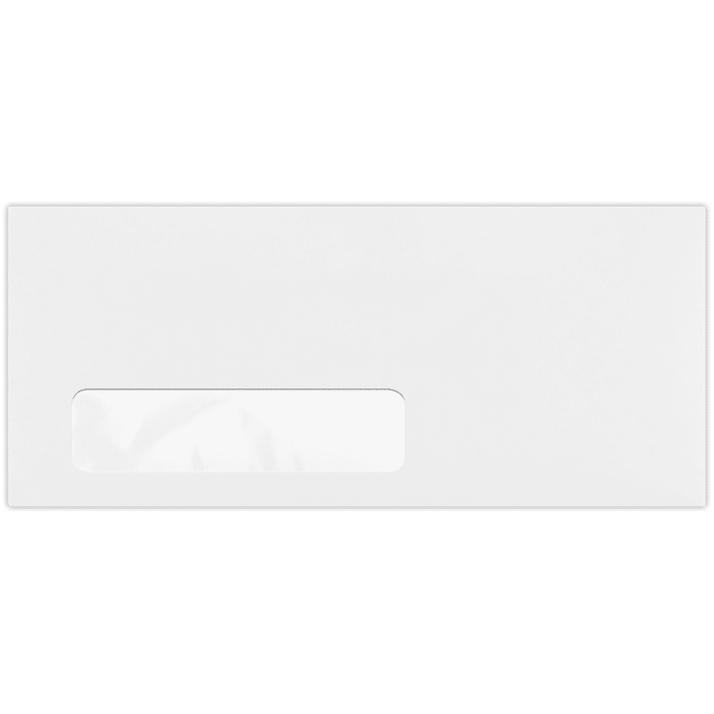 Luxpaper 10 Window Envelopes 4 1 8 X 9 1 2 Ultimate White 250 Pack