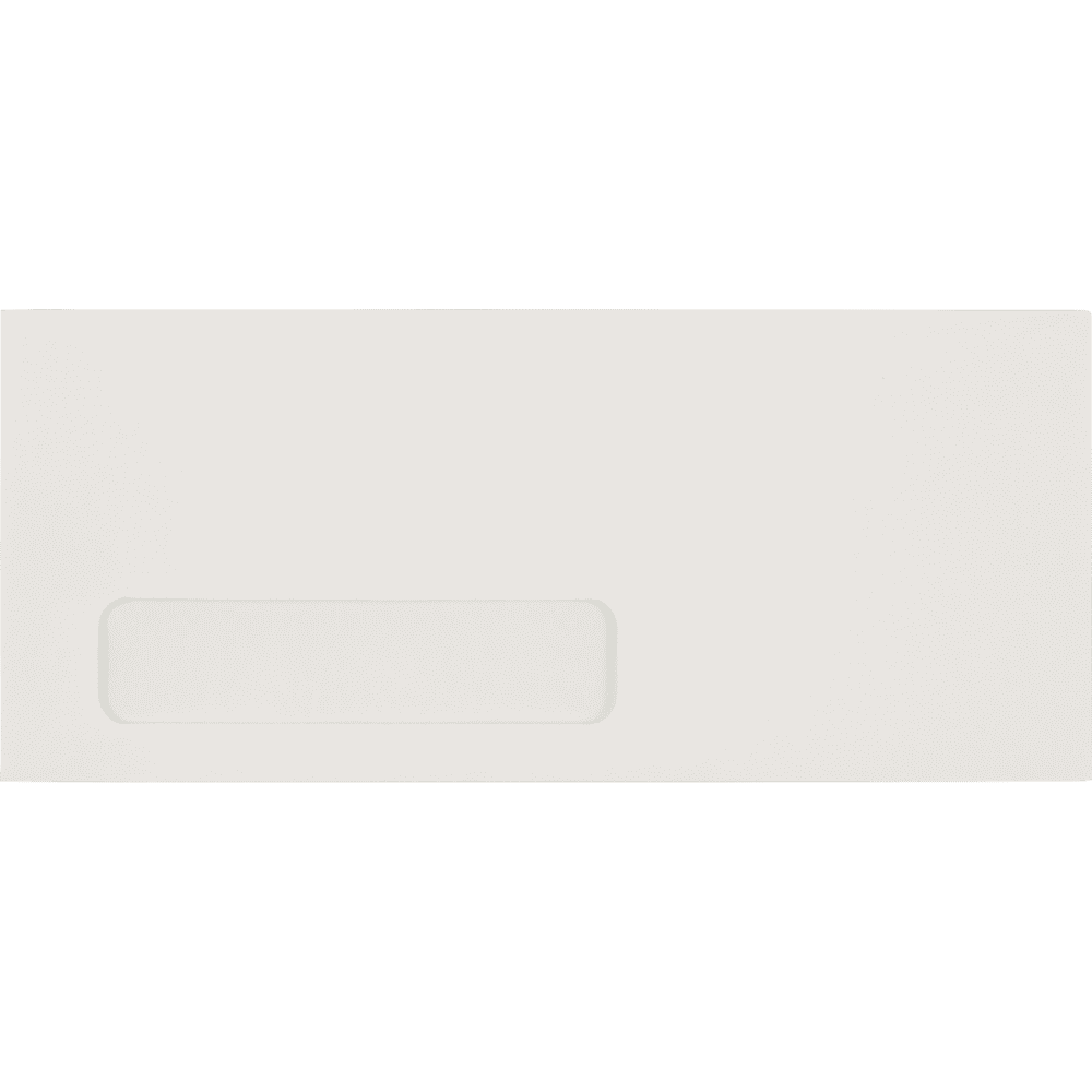 LUXPaper #10 Window Envelopes, 4 1/8 x 9 1/2, White, 1000/Pack