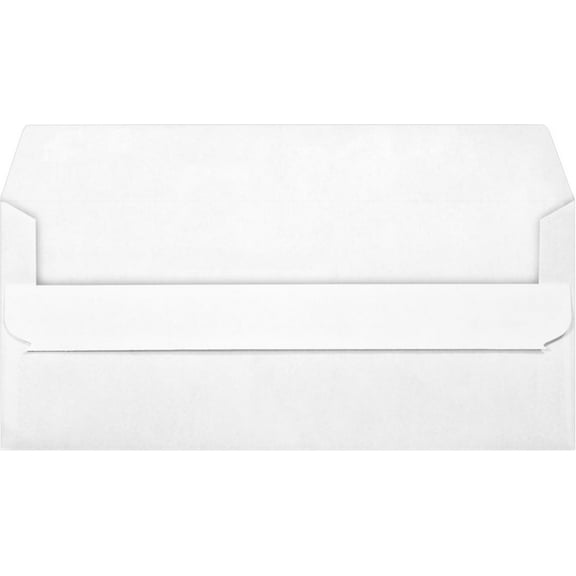 LUXPaper #10 Window Envelopes, 4 1/8 x 9 1/2, White, 250/Pack