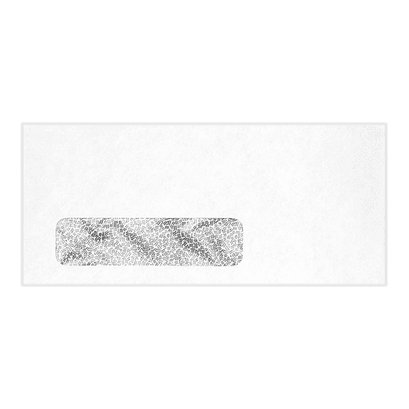 LUXPaper #10 Window Envelopes, 4 1/8 x 9 1/2, White, 50/Pack
