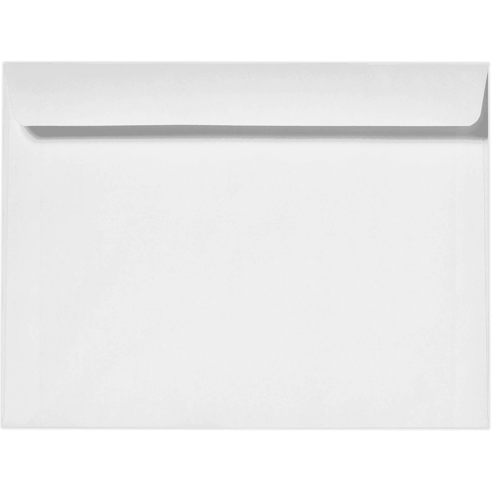 LUXPaper 10 x 13 Booklet Envelopes, Bright White, 500/Pack