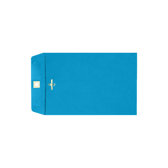 LUXPaper 10 x 13 Clasp Envelopes, Bright Blue, 250/Pack