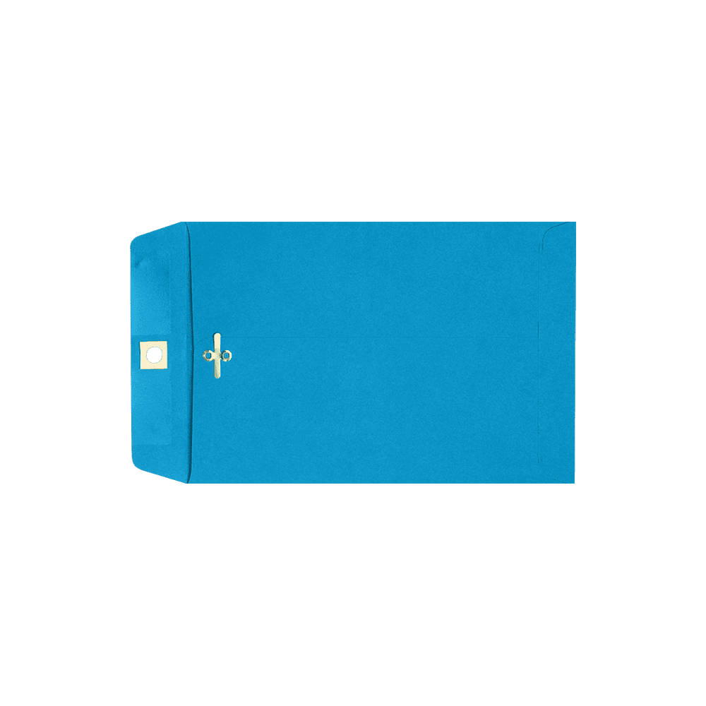 LUXPaper 10 x 13 Clasp Envelopes, Bright Blue, 500/Pack