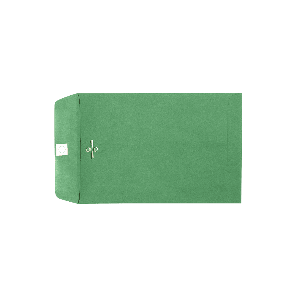 LUXPaper 10 x 13 Clasp Envelopes, Bright Green, 50/Pack