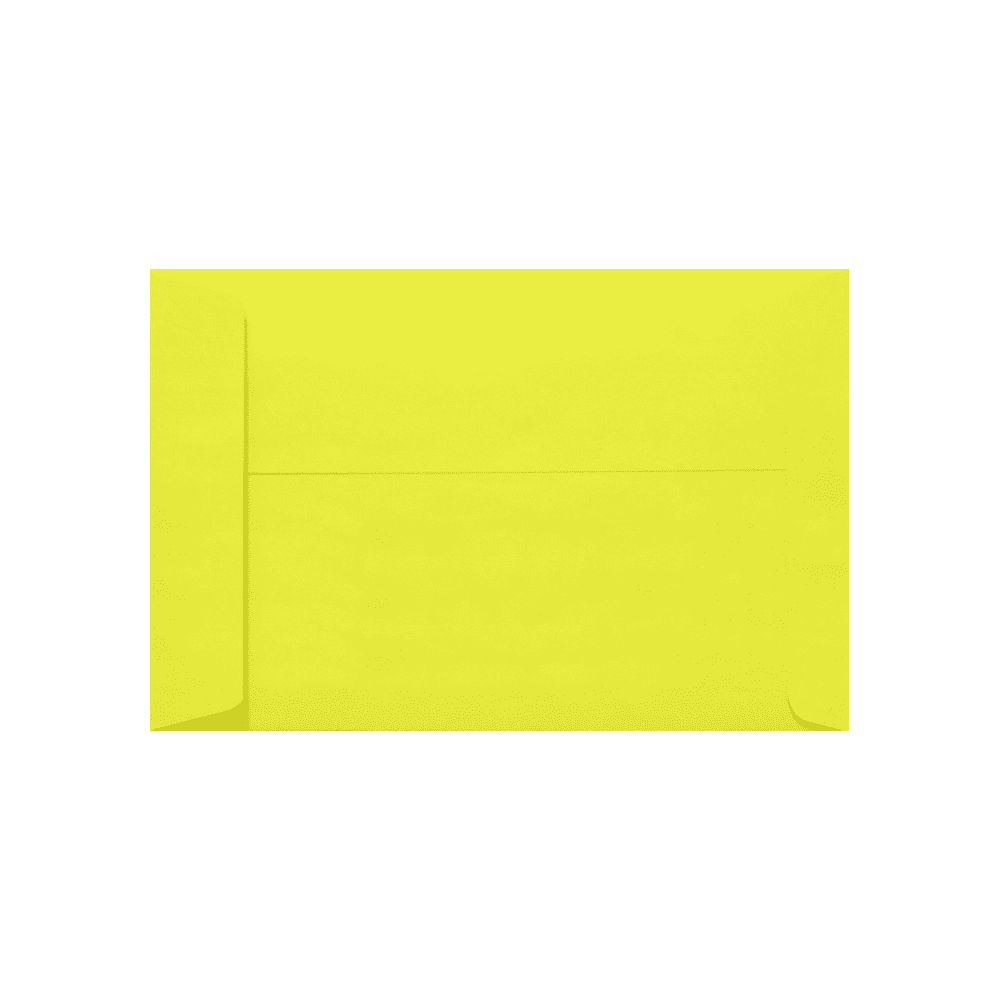 LUXPaper 10 x 13 Open End Envelopes, Citrus Yellow, 1000/Pack