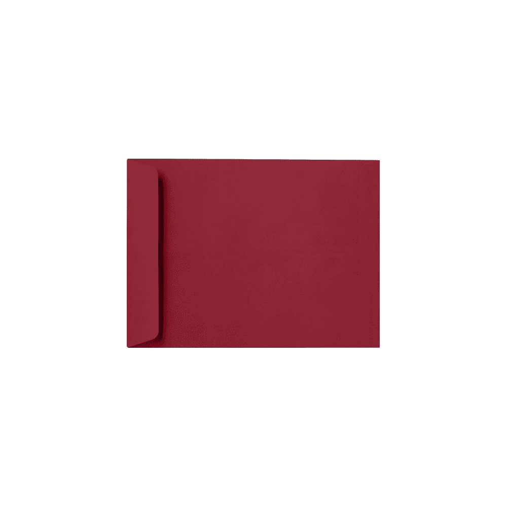 LUXPaper 10 x 13 Open End Envelopes, Garnet Red, 1000/Pack