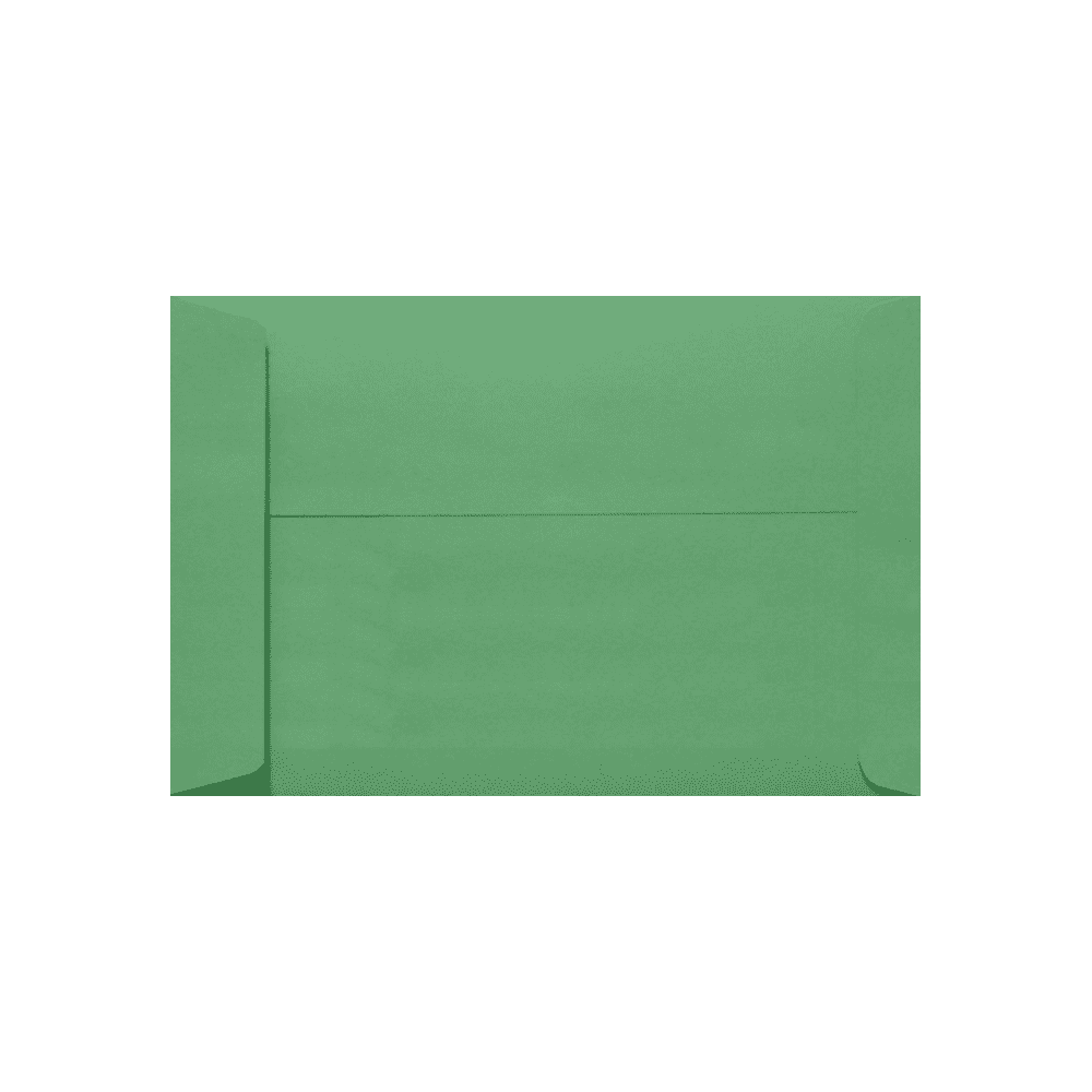 LUXPaper 10 x 13 Open End Envelopes, Holiday Green, 250/Pack