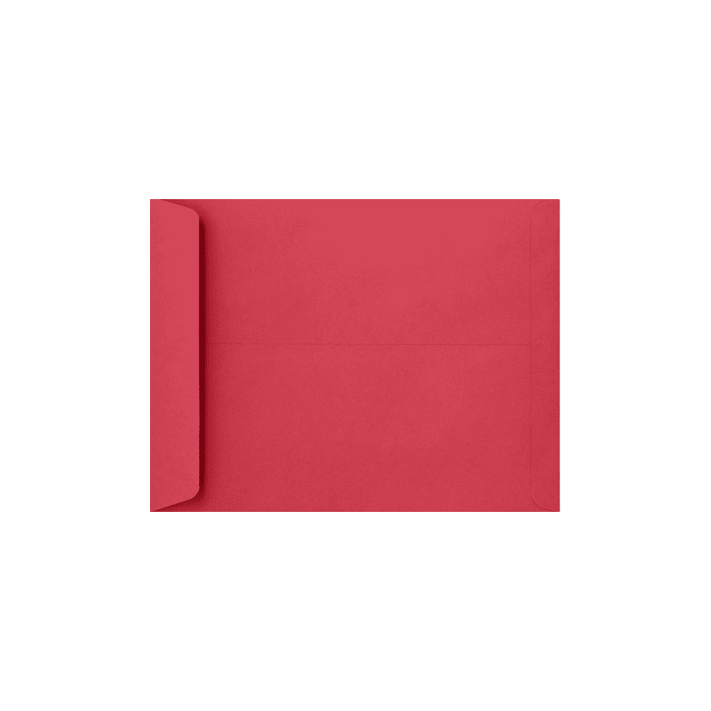 LUXPaper 10 x 13 Open End Envelopes, Holiday Red, 500/Pack
