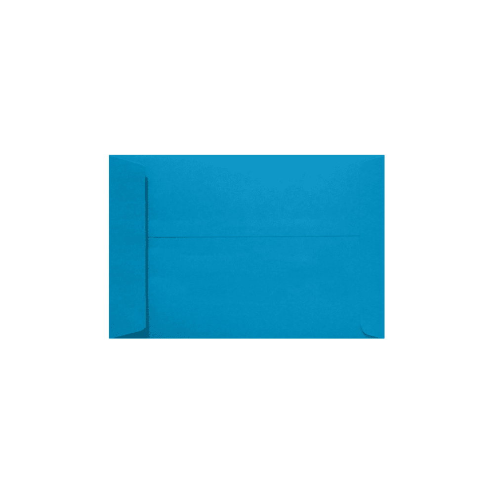 LUXPaper 10 x 13 Open End Envelopes, Pool Blue, 500/Pack