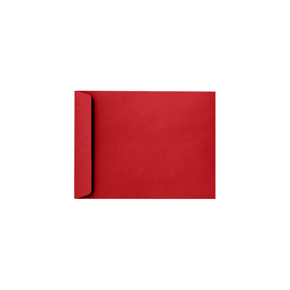 LUXPaper 10 x 13 Open End Envelopes, Ruby Red, 1000/Pack