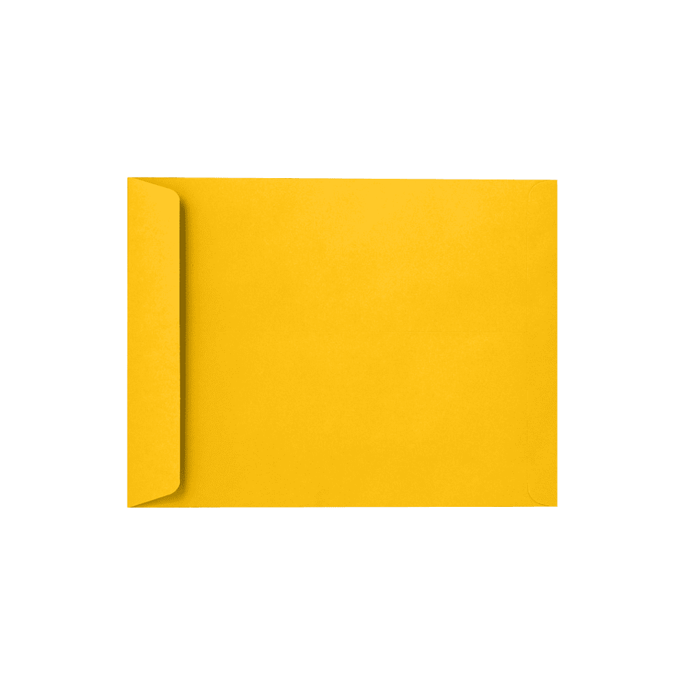 LUXPaper 10 x 13 Open End Envelopes, Sunflower Yellow, 1000/Pack