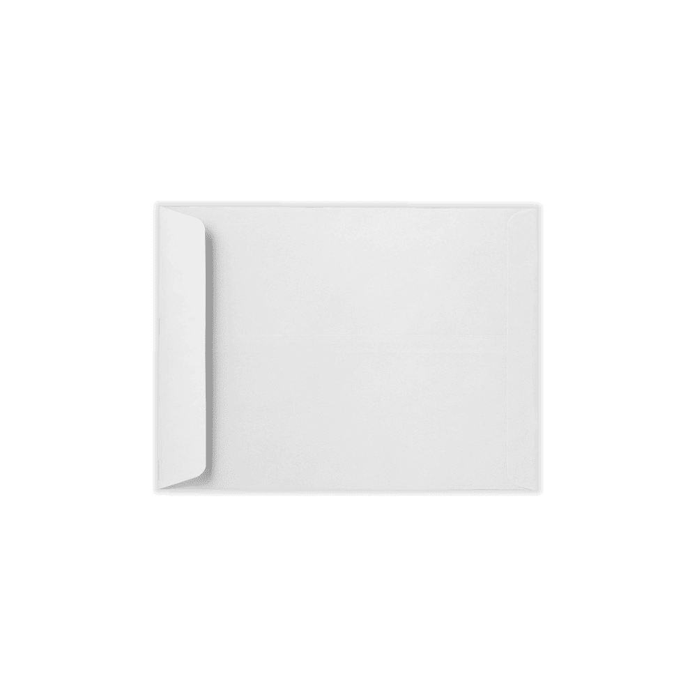 LUXPaper 10 x 13 Open End Envelopes, White Linen, 250/Pack
