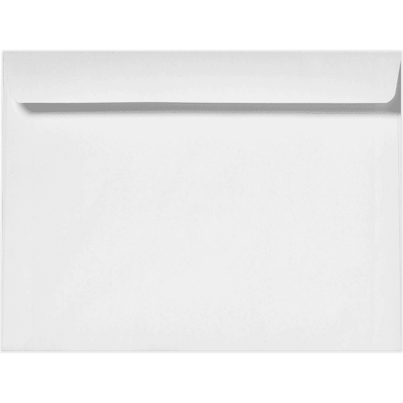 LUXPaper 10 x 15 Booklet Envelopes, Bright White, 50/Pack