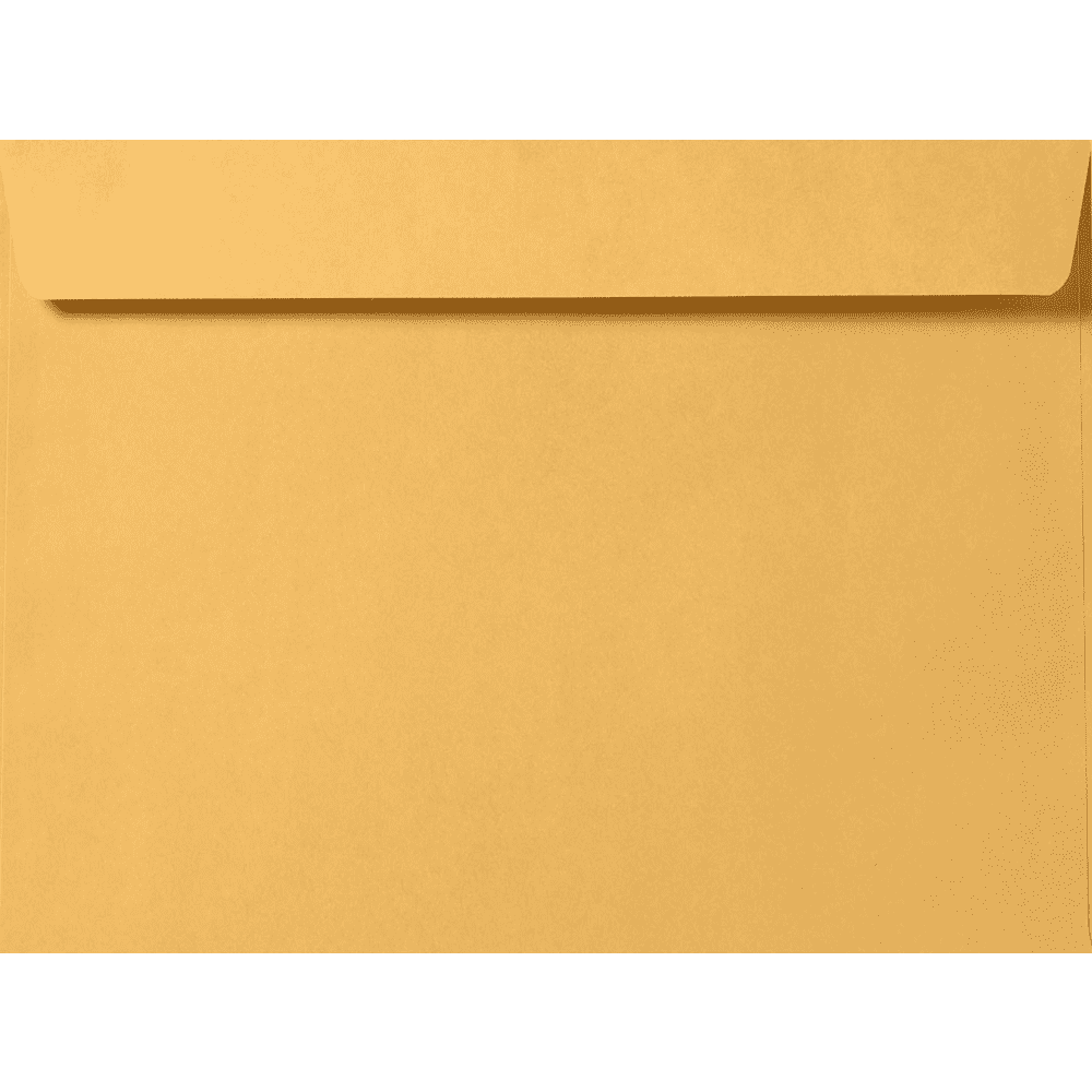 LUXPaper 10 x 15 Booklet Envelopes, Brown Kraft, 250/Pack