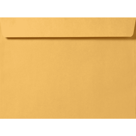LUXPaper 10 x 15 Booklet Envelopes, Brown Kraft, 50/Pack