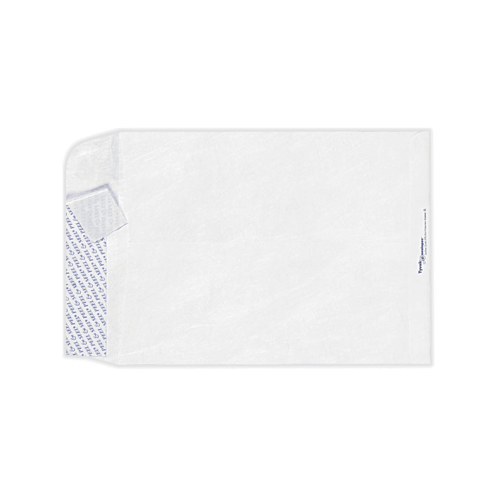 LUXPaper 10 x 15 Tyvek Open End Envelopes, White, 1000/Pack
