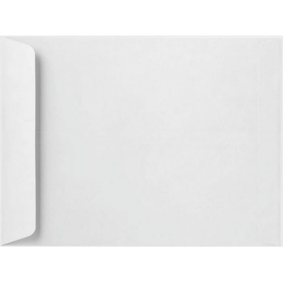 LUXPaper 11 1/2 x 14 1/2 Open End Envelopes, White, 50/Pack