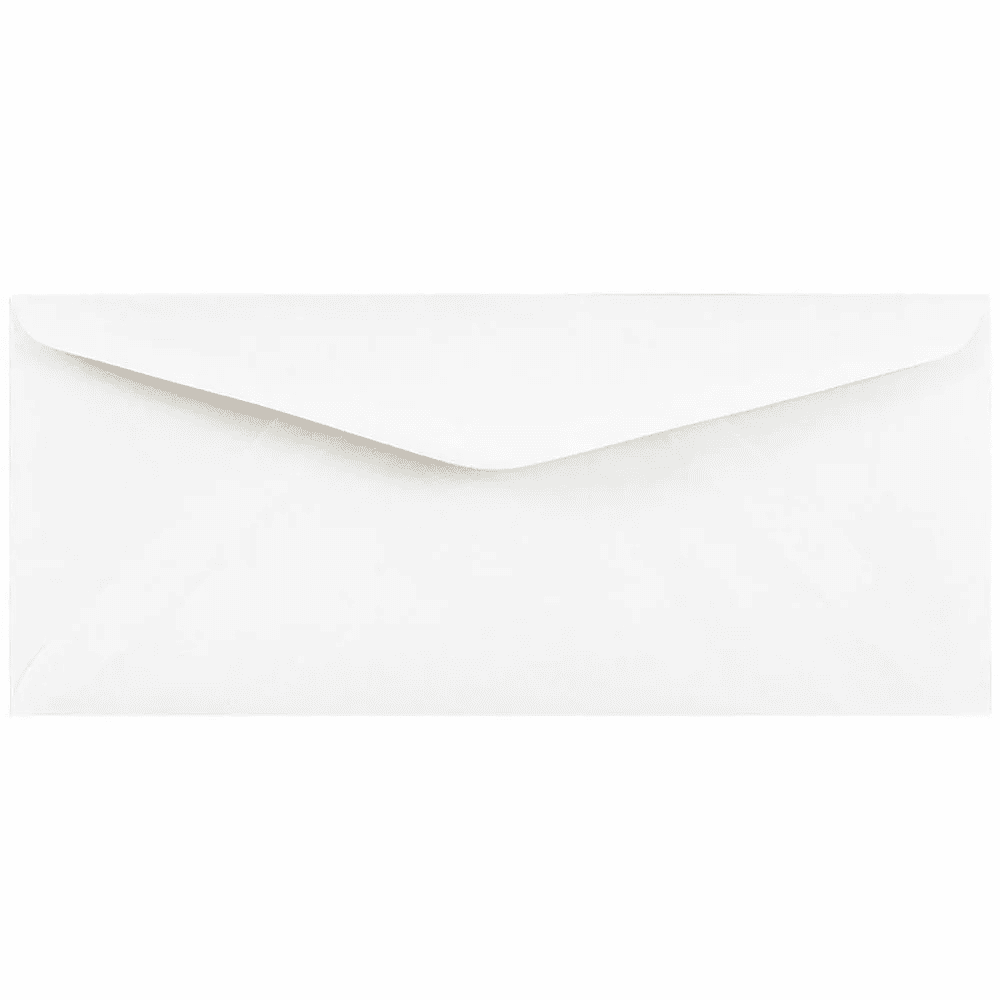 LUXPaper #11 Regular Envelopes, 4 1/2 x 10 3/8, Bright White, 50/Pack