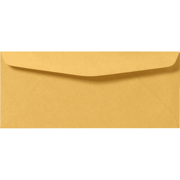 LUXPaper #11 Regular Envelopes, 4 1/2 x 10 3/8, Brown Kraft, 50/Pack