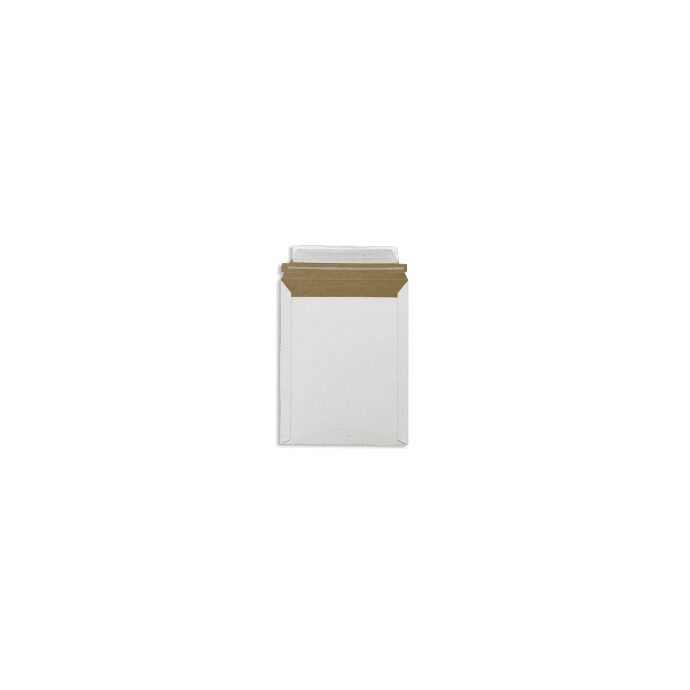 LUXPaper 12 3/4 x 15 Cardboard Mailers, White, 50/Pack