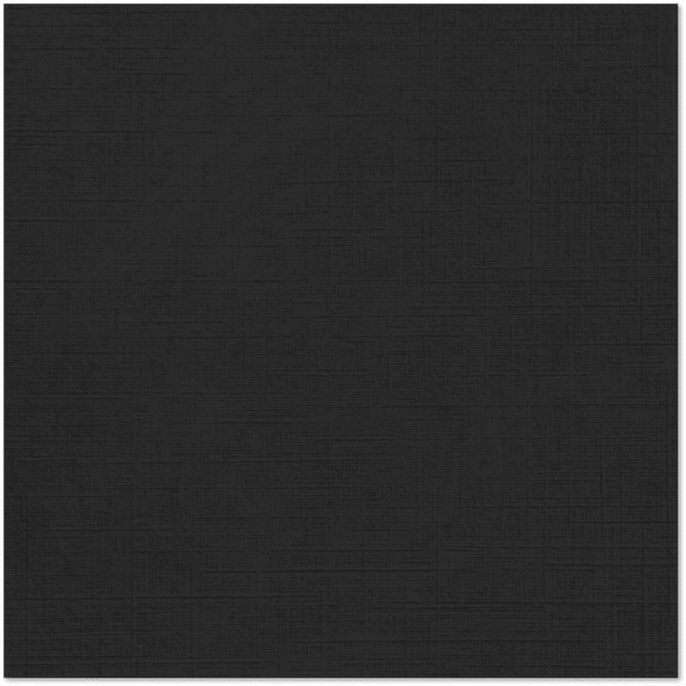 LUXPaper 12 x 12 Paper, 80lb Black Linen, 50/Pack