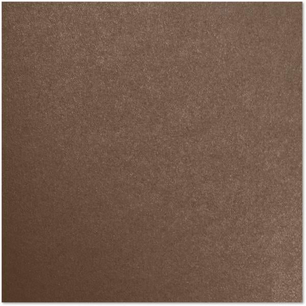 LUXPaper 12 x 12 Paper, 80lb Bronze Metallic, 50/Pack