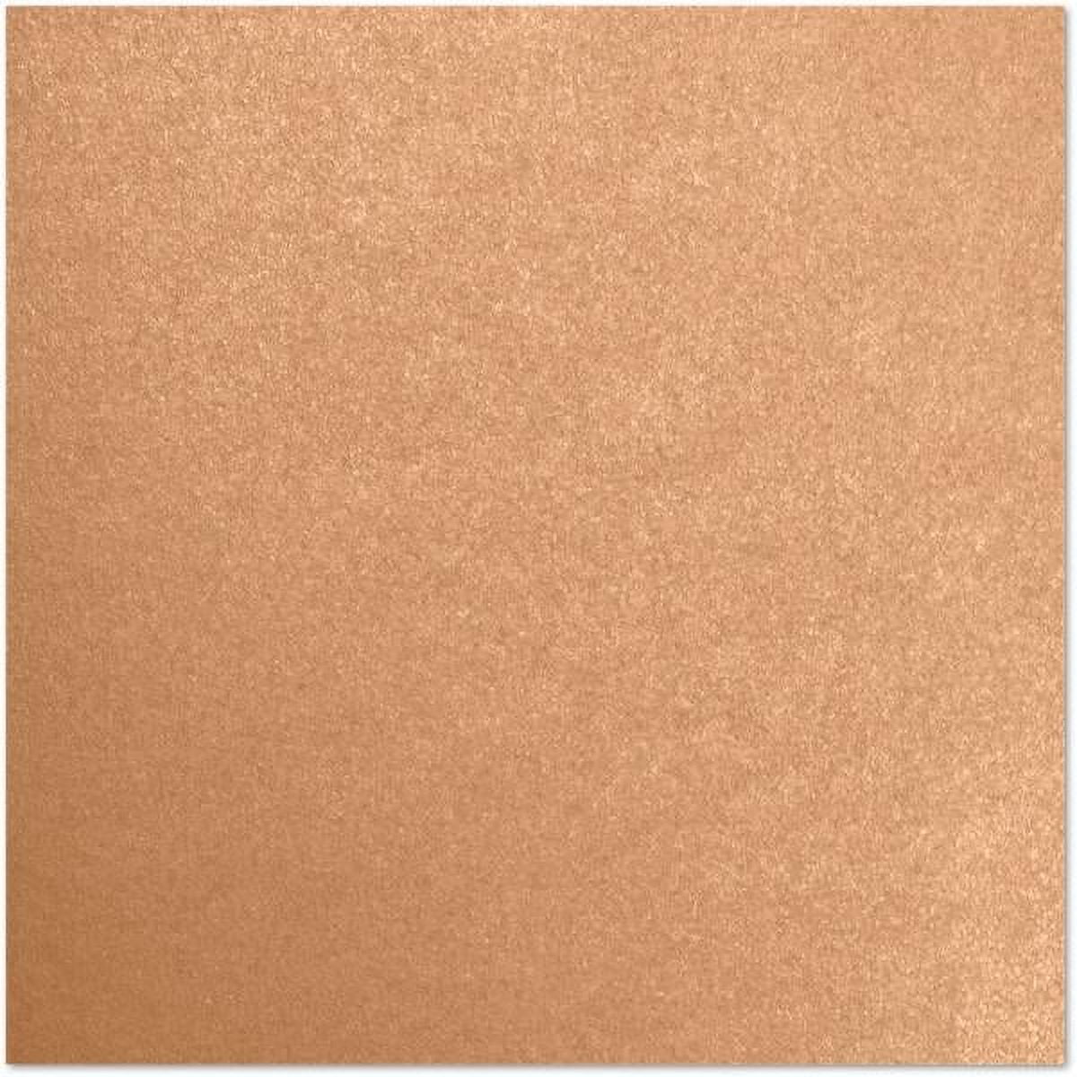 LUXPaper 12 x 12 Paper, 80lb Copper Metallic, 1000/Pack