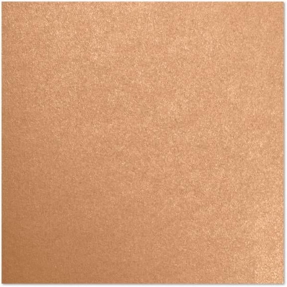 LUXPaper 12 x 12 Paper, 80lb Copper Metallic, 250/Pack