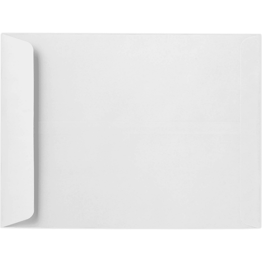 LUXPaper 12 x 15 1/2 Open End Envelopes, Bright White, 500/Pack