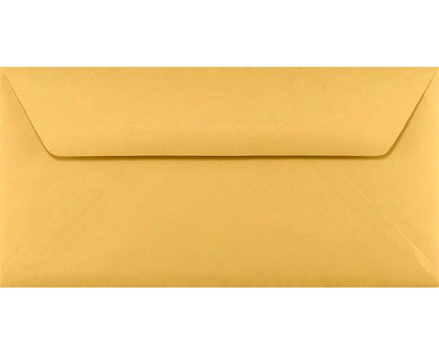 LUXPaper #16 Bankers Flap Envelopes, 6 x 12, Brown Kraft, 50/Pack