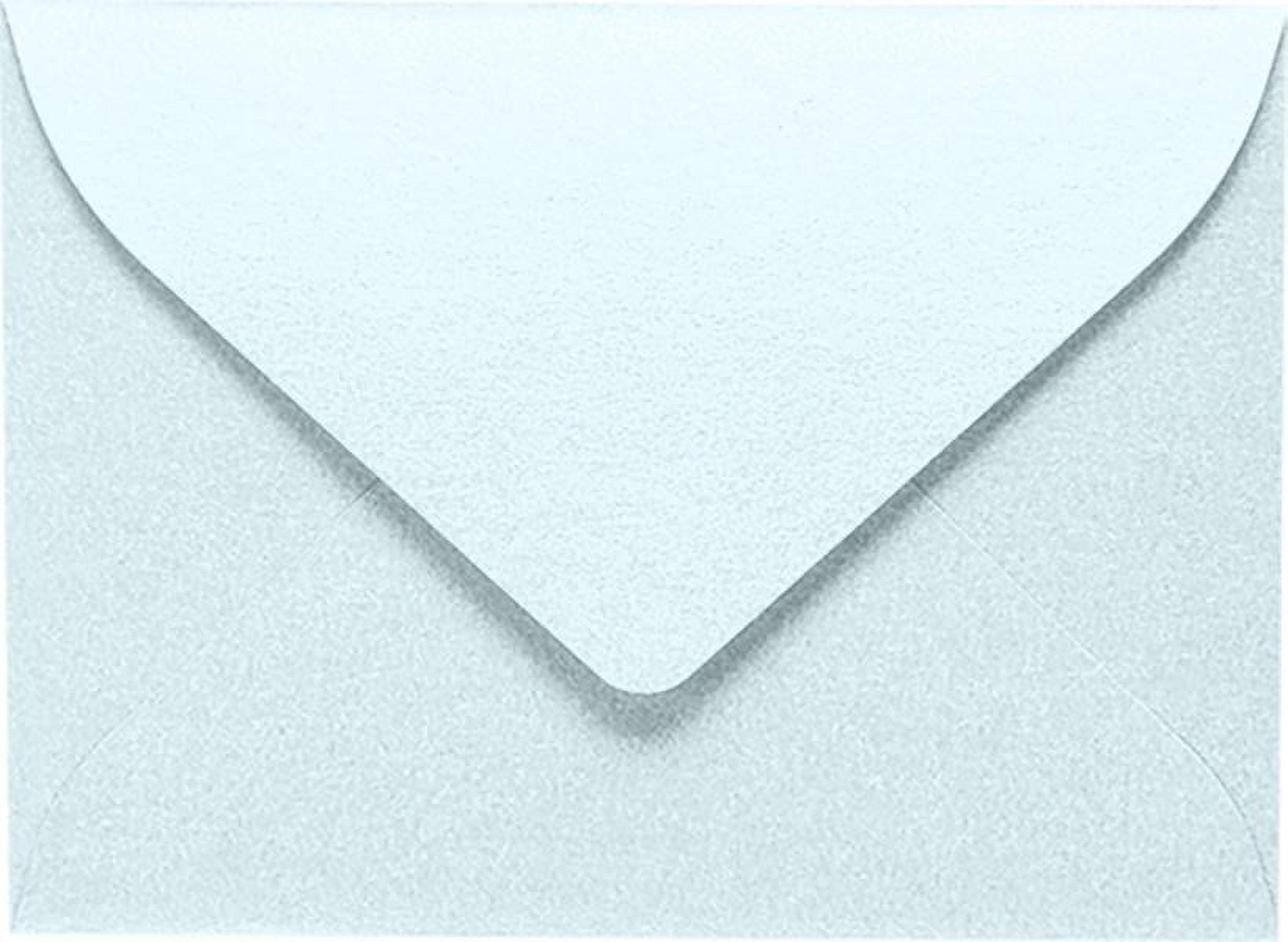 LUXPaper #17 Mini Envelopes, 2 11/16 x 3 11/16, Aquamarine Metallic, 250/Pack