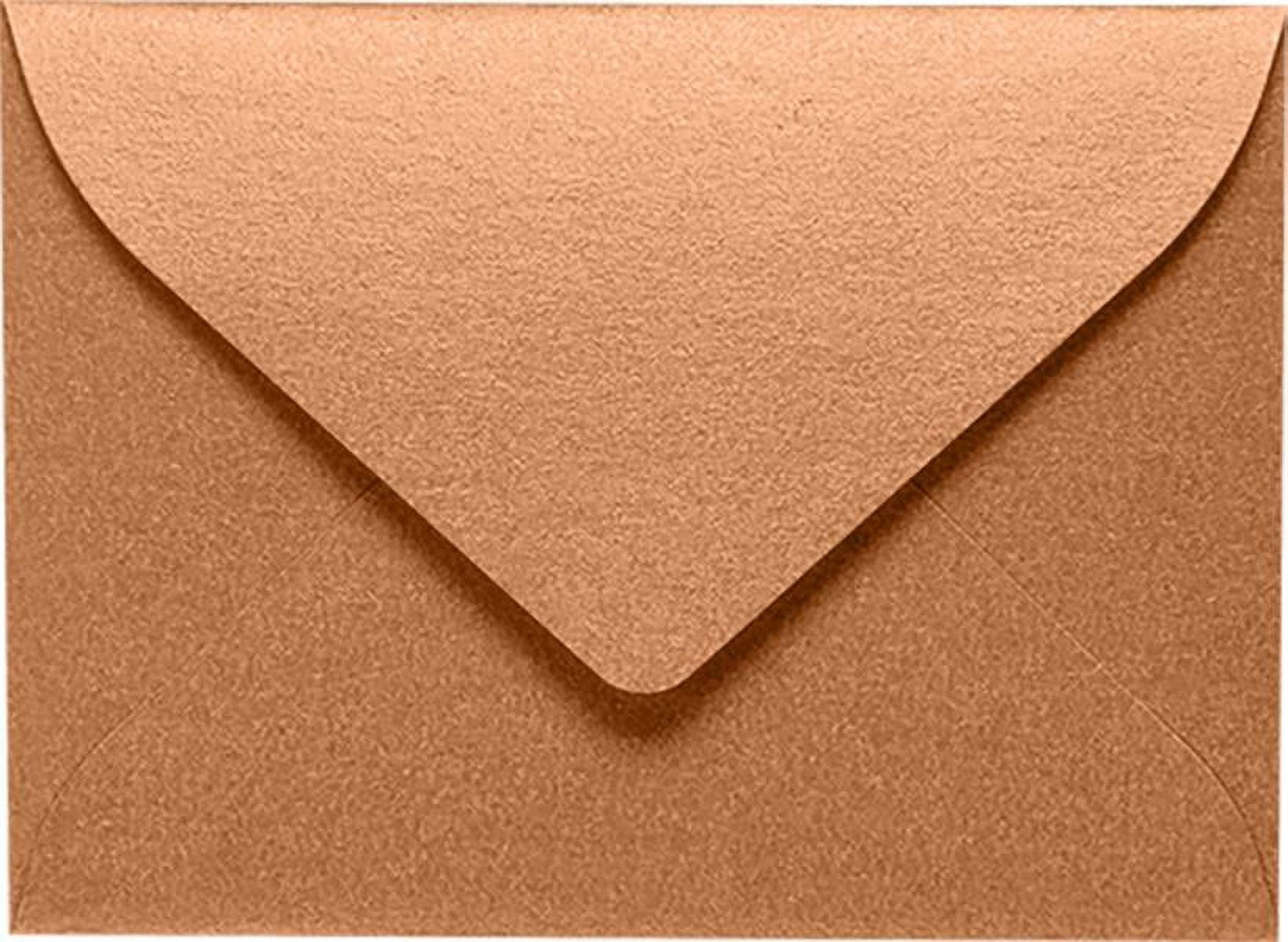 LUXPaper #17 Mini Envelopes, 2 11/16 x 3 11/16, Copper Metallic, 50/Pack