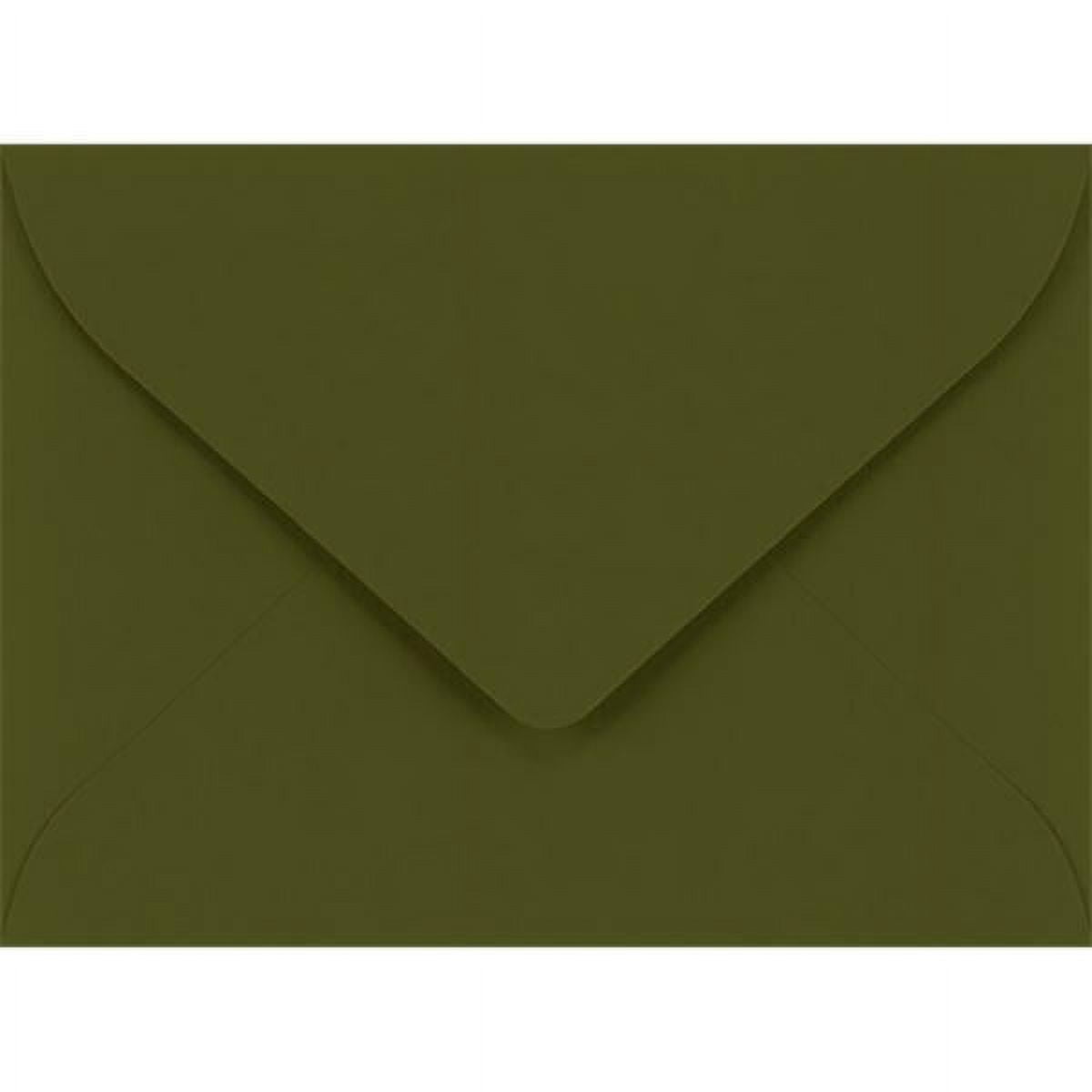 LUXPaper #17 Mini Envelopes, 2 11/16 x 3 11/16, Olive, 1000/Pack