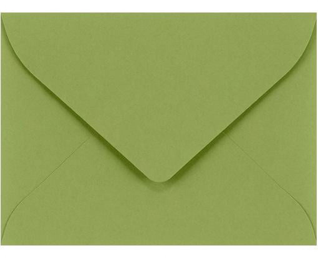 LUXPaper #17 Mini Envelopes, 70 lb. Avocado Green, 2 11/16 x 3 11/16 , 250 Pack