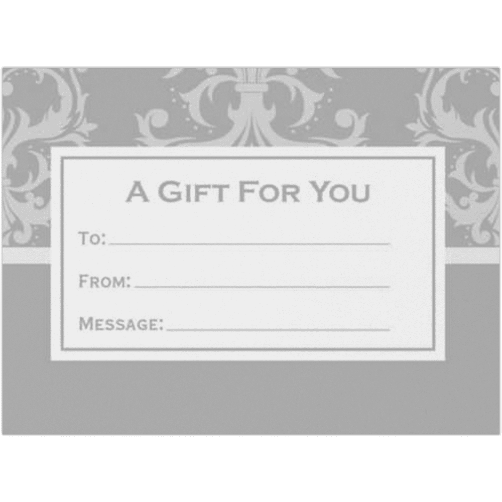 LUXPaper #17 Mini Envelopes, 70 lb. Silver Damask, 2 11/16 x 3 11/16, 50 Pack