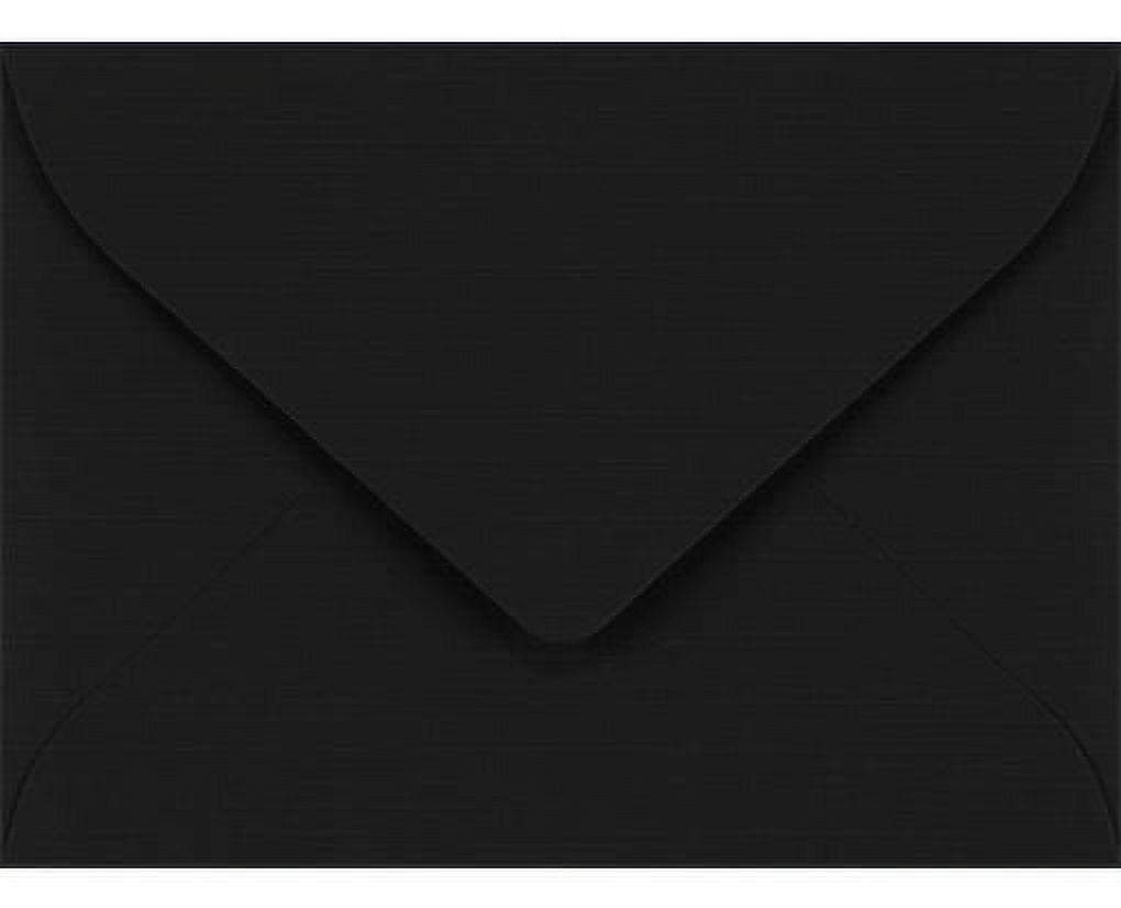 LUXPaper #17 Mini Envelopes, 80 lb. Black Linen, 2 11/16 x 3 11/16 , 250 Pack