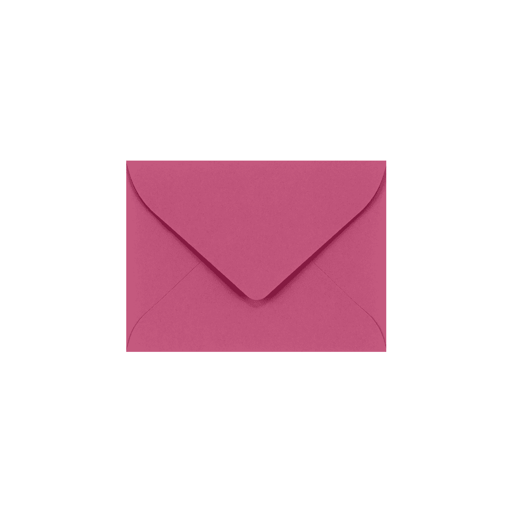 LUXPaper #17 Mini Envelopes, 80 lb. Magenta Pink, 2 11/16 x 3 11/16 , 50 Pack