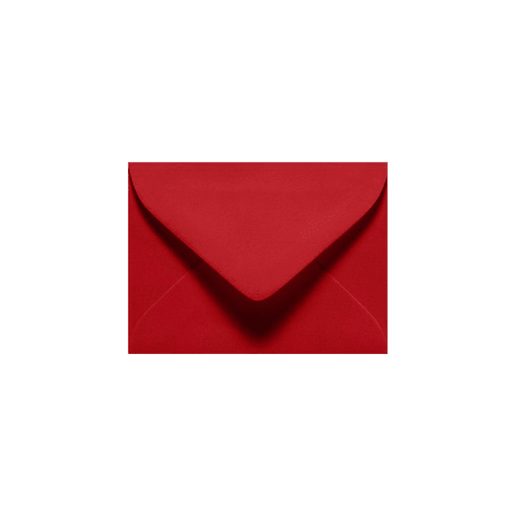 LUXPaper #17 Mini Envelopes, 80 lb. Ruby Red, 2 11/16 x 3 11/16 , 50 Pack