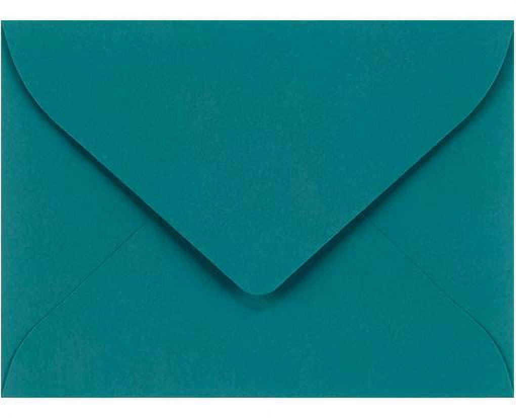 LUXPaper #17 Mini Envelopes, 80 lb. Teal Blue, 2 11/16 x 3 11/16 , 250 Pack
