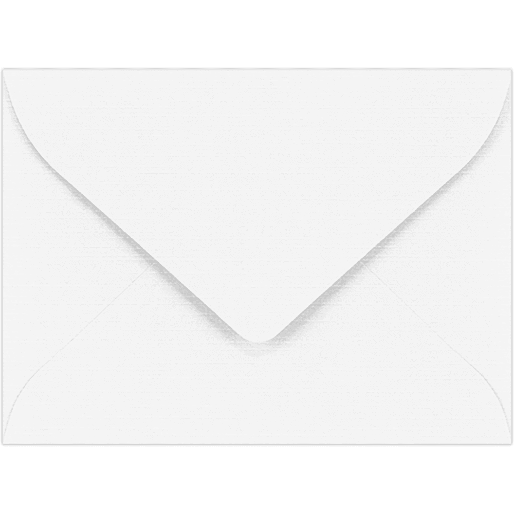 LUXPaper #17 Mini Envelopes, 80 lb. White Linen, 2 11/16 x 3 11/16, 250 Pack