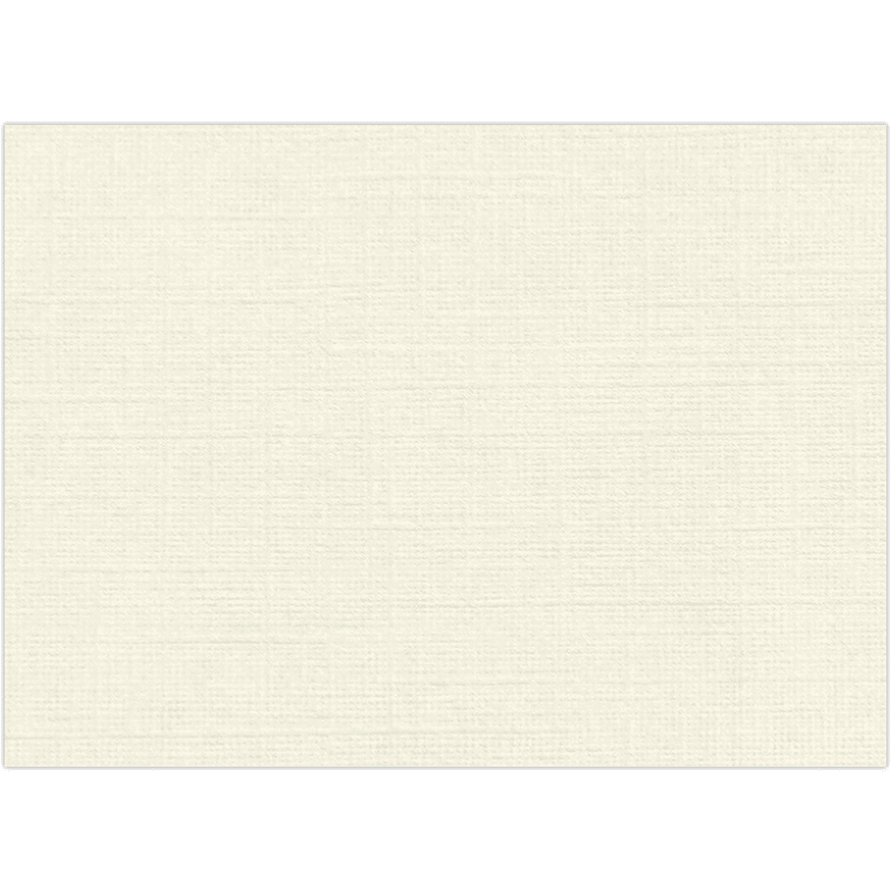 LUXPaper #17 Mini Flat Note Cards, 100lb, Natural Linen, 2 9/16 x 3 9/16, 500 Pack