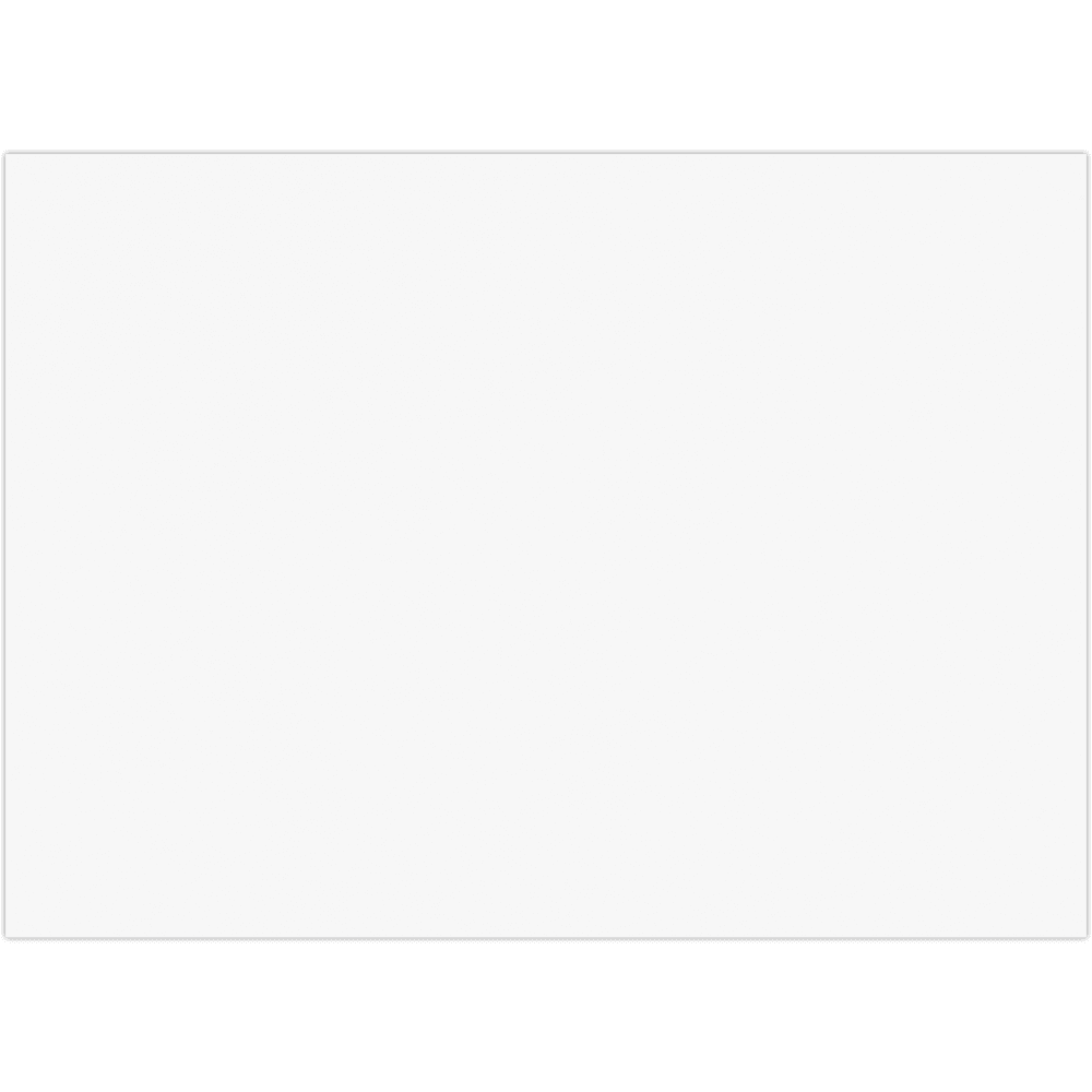 LUXPaper #17 Mini Flat Note Cards, 80lb, .White, 2 9/16 x 3 9/16, 250 Pack