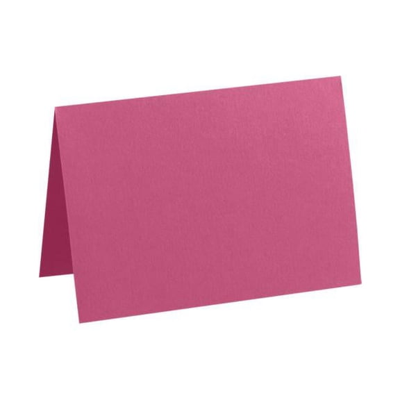 LUXPaper #17 Mini Folded Card, 2 9/16 x 3 9/16, Magenta Pink, 50/Pack