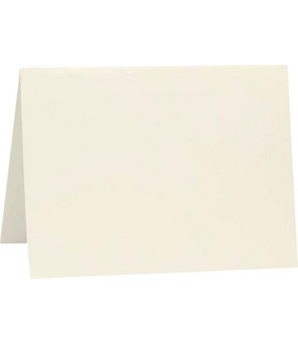 LUXPaper #17 Mini Folded Card, 2 9/16 x 3 9/16, Natural, 50/Pack