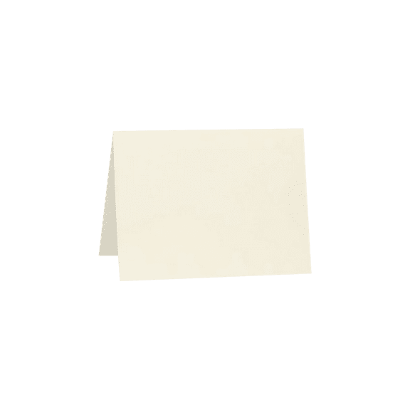 LUXPaper #17 Mini Folded Card, 2 9/16 x 3 9/16, Natural Linen, 50/Pack