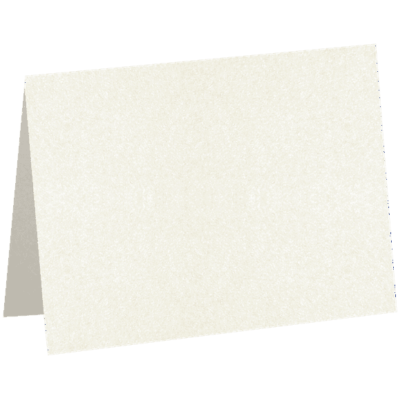 LUXPaper #17 Mini Folded Card, 2 9/16 x 3 9/16, Quartz Metallic, 50/Pack