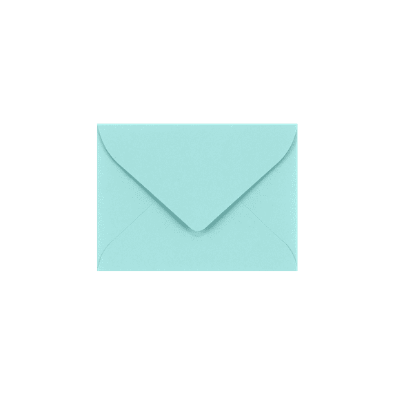 LUXPaper #17 Mini Gift Card Envelopes, 2 11/16 x 3 11/16, Seafoam, 500/Pack
