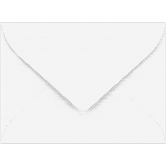 LUXPaper #17 Mini Gift Card Envelopes, 2 11/16 x 3 11/16, White Linen, 50/Pack