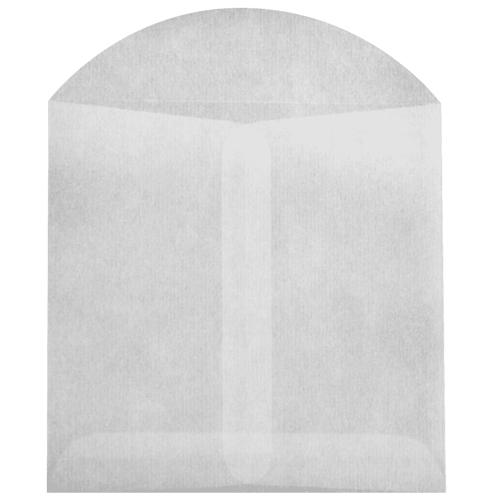 LUXPaper 3 3/4 x 4 3/4 Open End Envelopes, Glassine, 250/Pack
