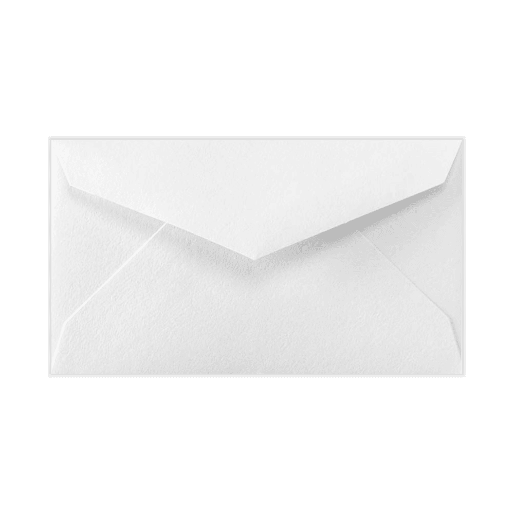 LUXPaper #3 Mini Envelopes, 2 1/8 x 3 5/8, Bright White, 50/Pack
